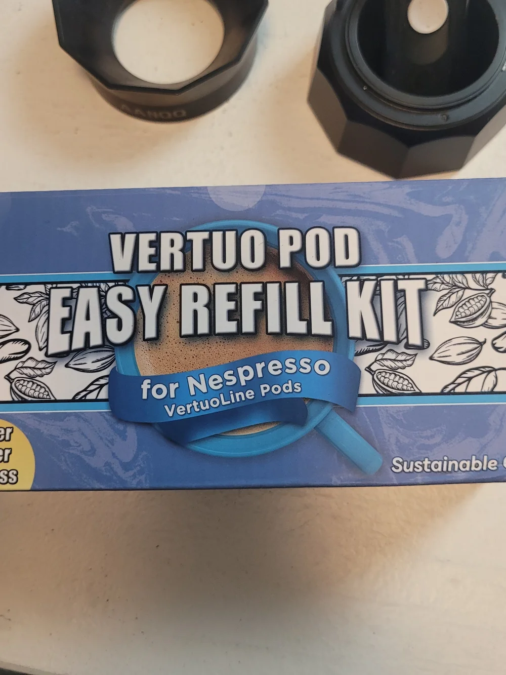 Black Vertuo Pod Easy Refill Kit for Nespresso